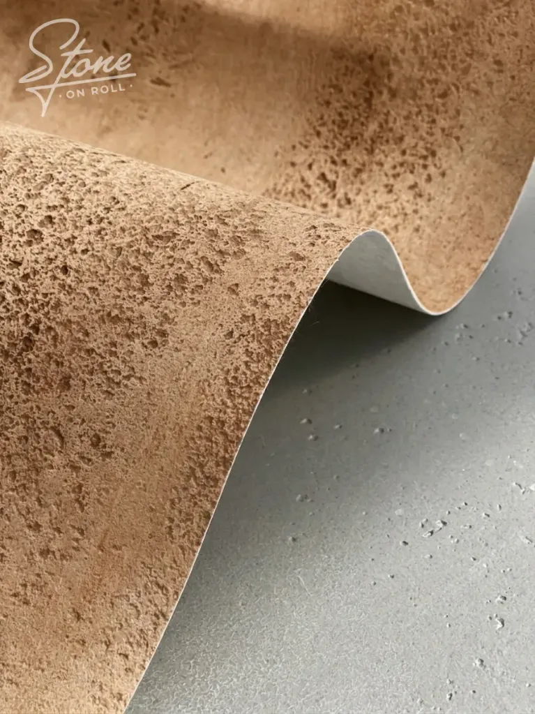 Stone on roll terracotta