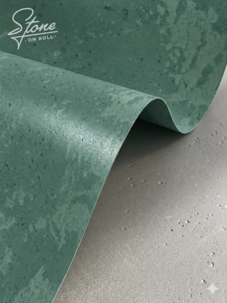 Stone on roll loft green